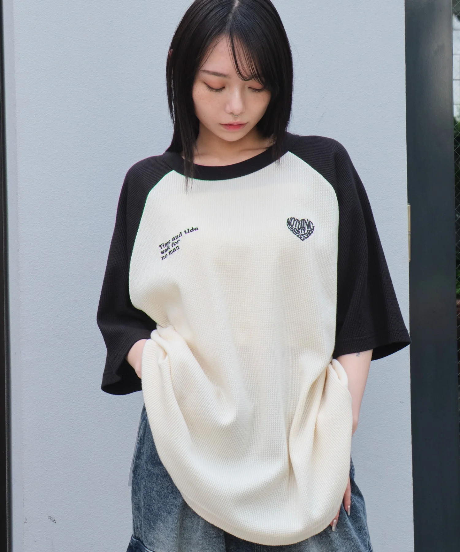 ワッフルラグランT(SS) - Image 30