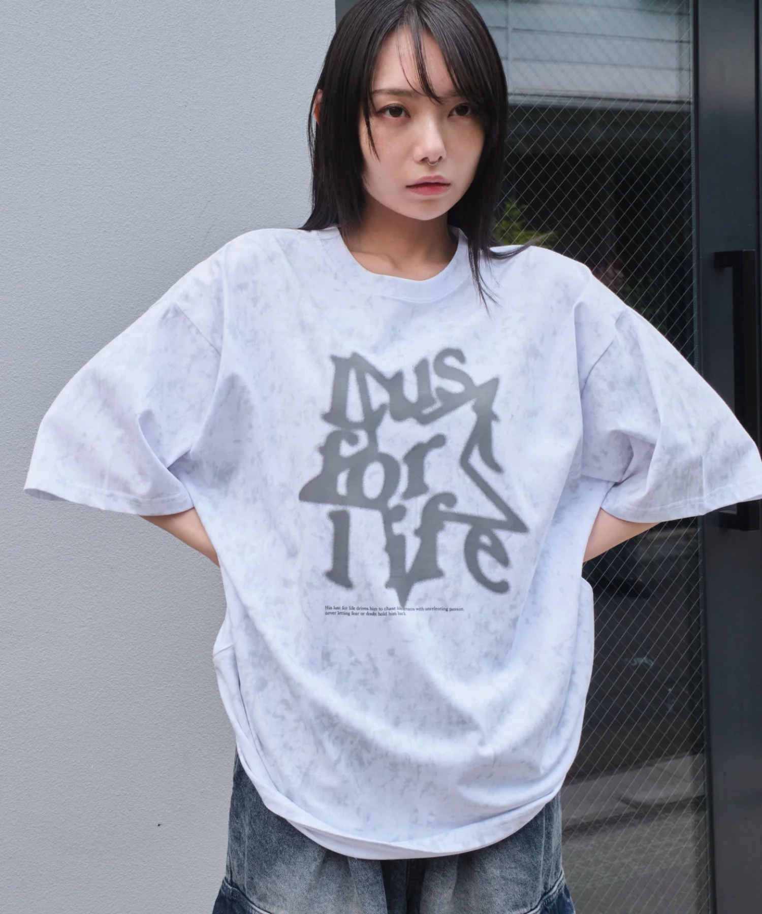 スノーパターングラフィックT(SS)