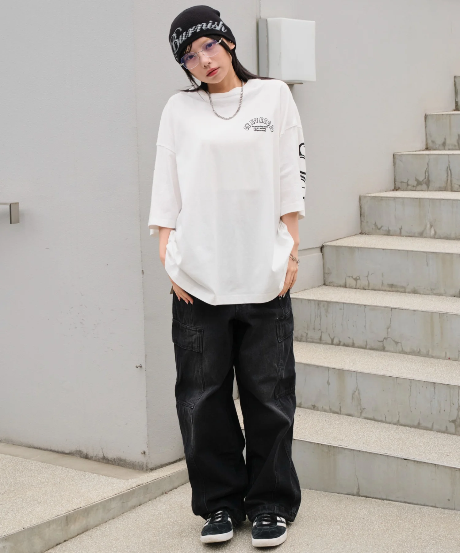 アクセ付きストレートロゴT(SS) - Image 25