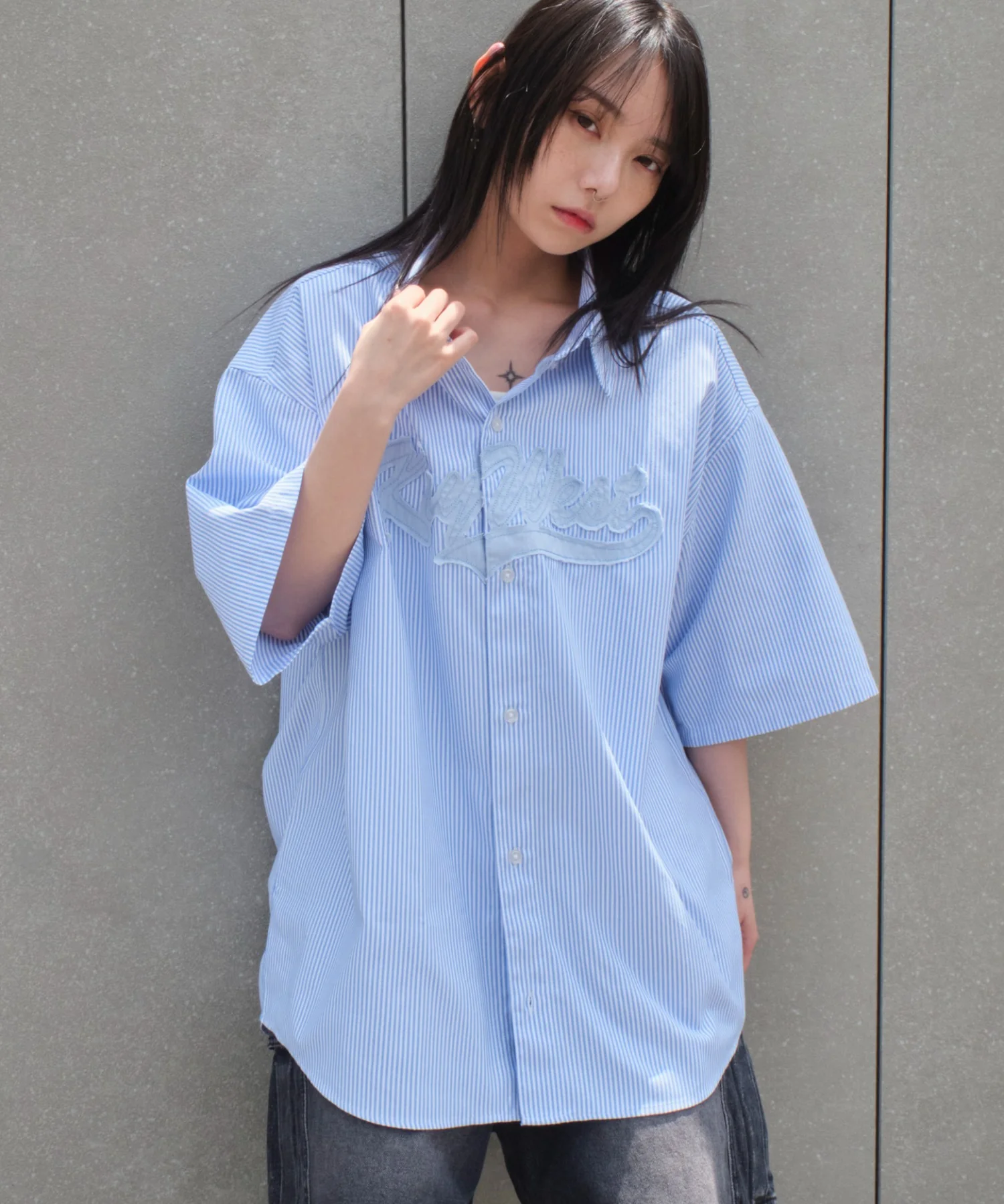 オックスフォードダメージアップリケシャツ(SS) - Image 16