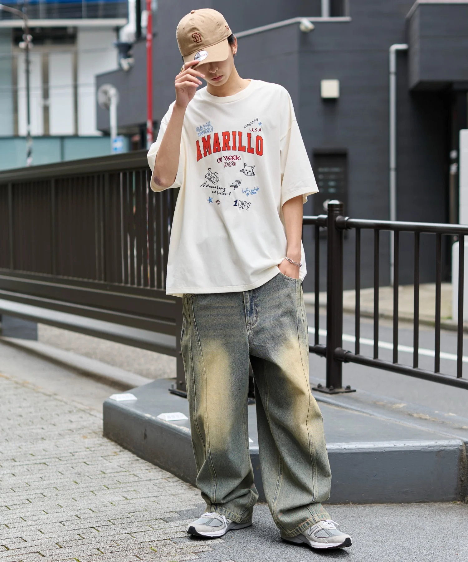 接触冷感フロッキープリントグラフィックT（SS） - Image 5