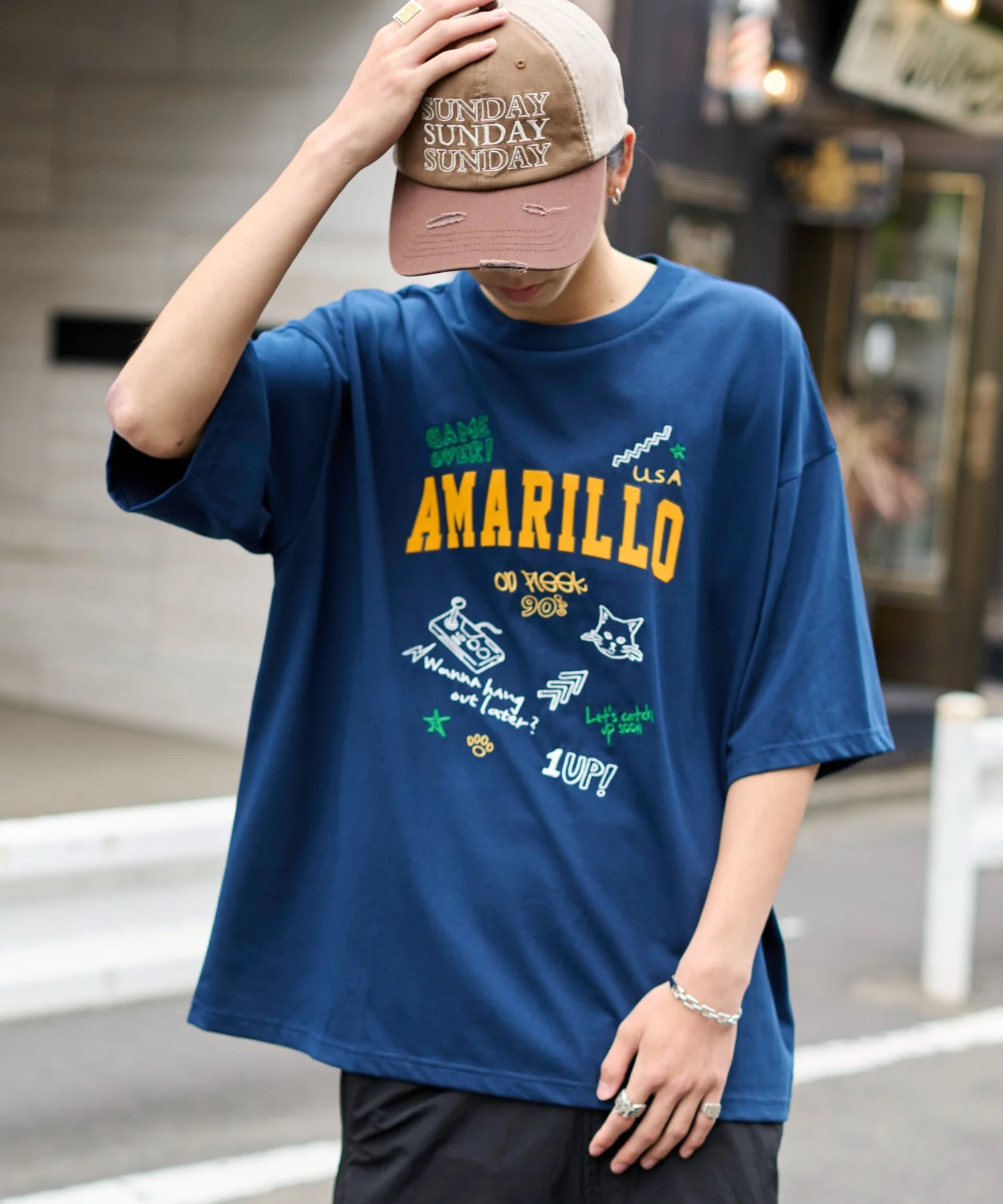 接触冷感フロッキープリントグラフィックT（SS） - Image 7