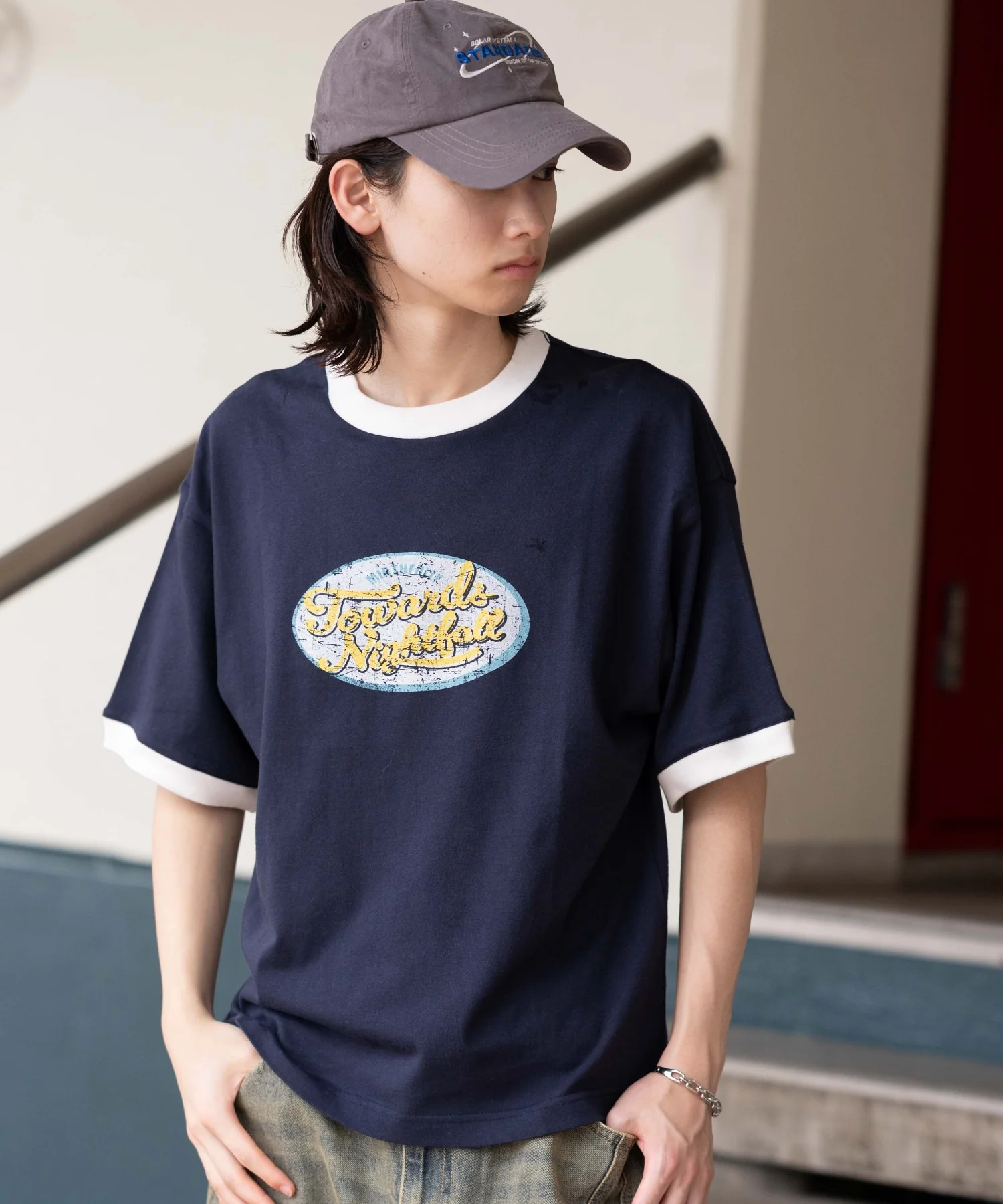 コンパクトフィットグラフィックリンガーT(SS) - Image 15