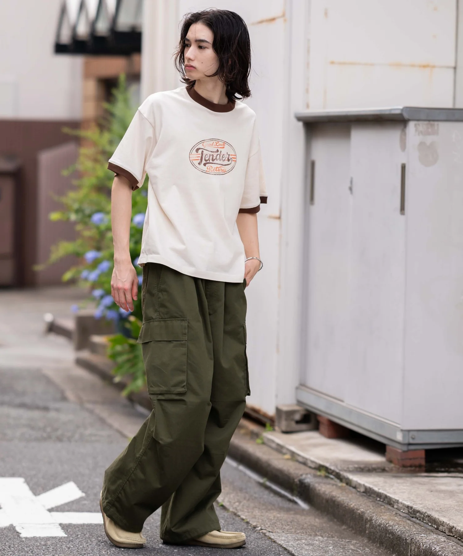 コンパクトフィットグラフィックリンガーT(SS) - Image 8
