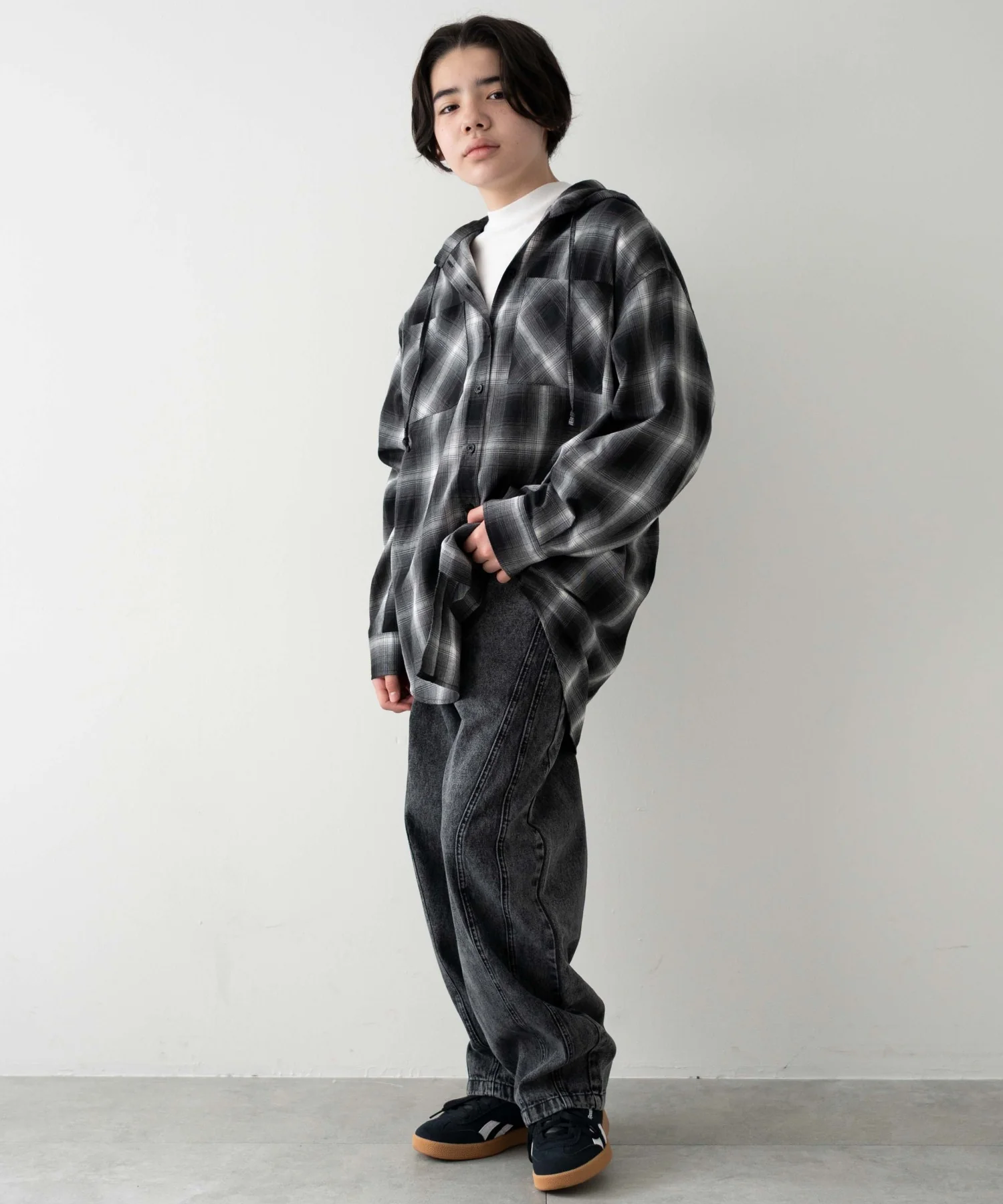 イージー3Dバレルレッグデニムパンツ（JUNIOR） - Image 4