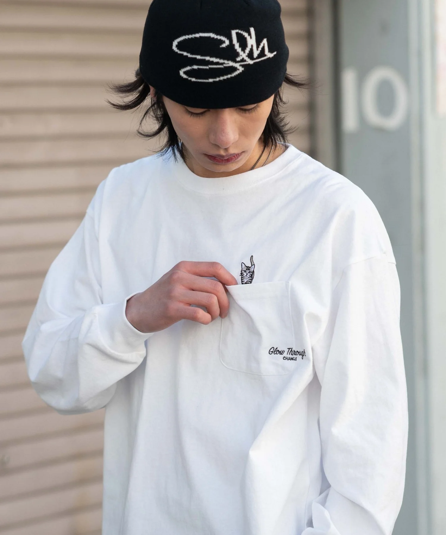 ポケット刺繍BIG T(LS) - Image 13