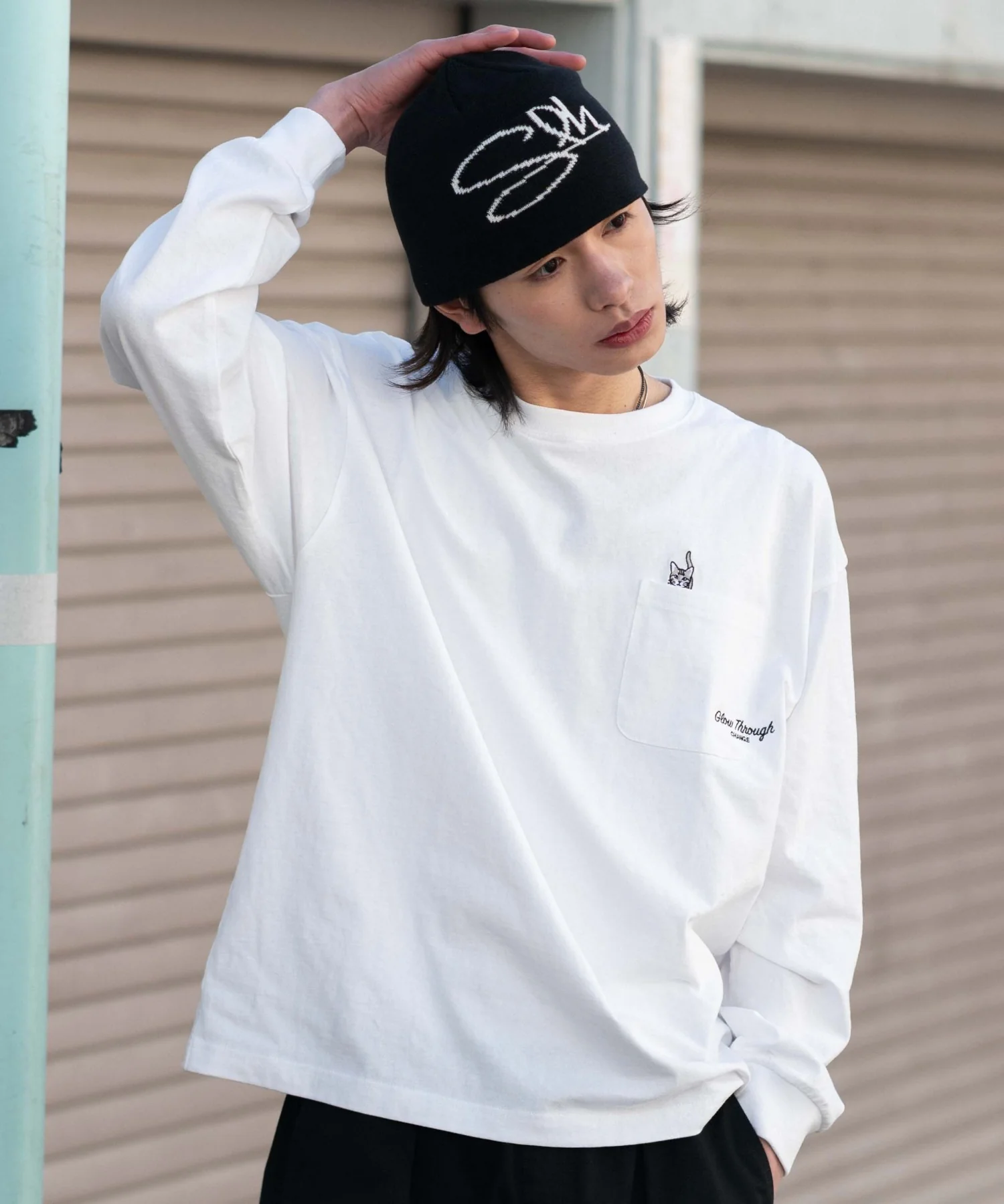 ポケット刺繍BIG T(LS) - Image 15