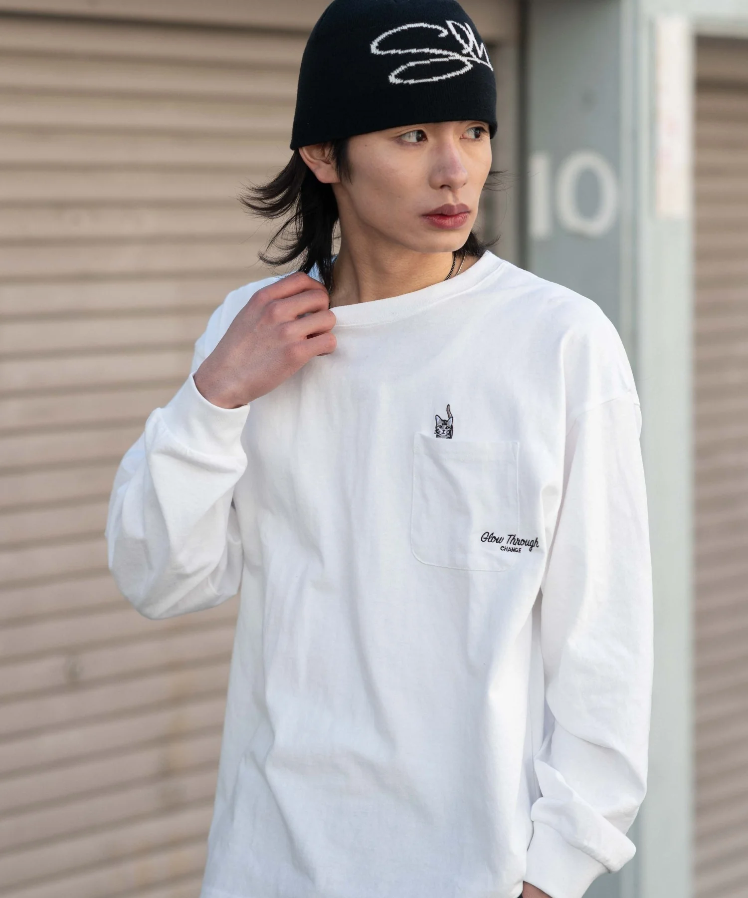 ポケット刺繍BIG T(LS) - Image 17