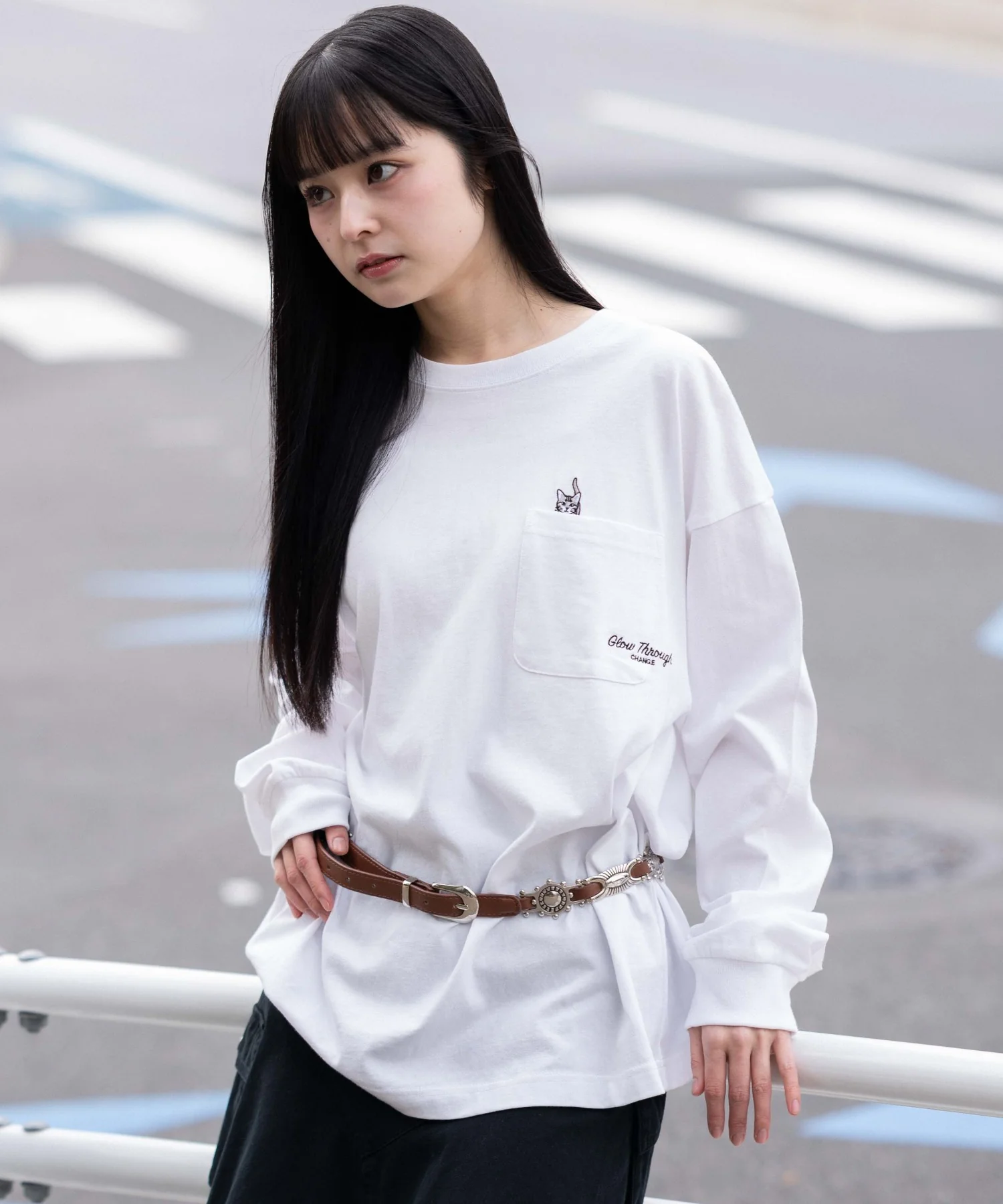 ポケット刺繍BIG T(LS) - Image 21