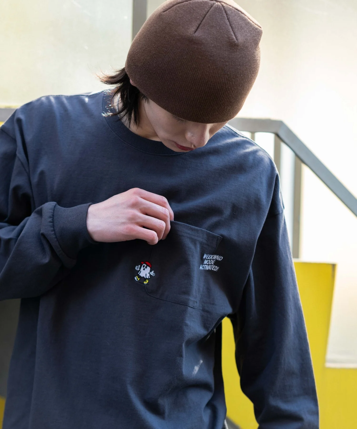 ポケット刺繍BIG T(LS) - Image 25