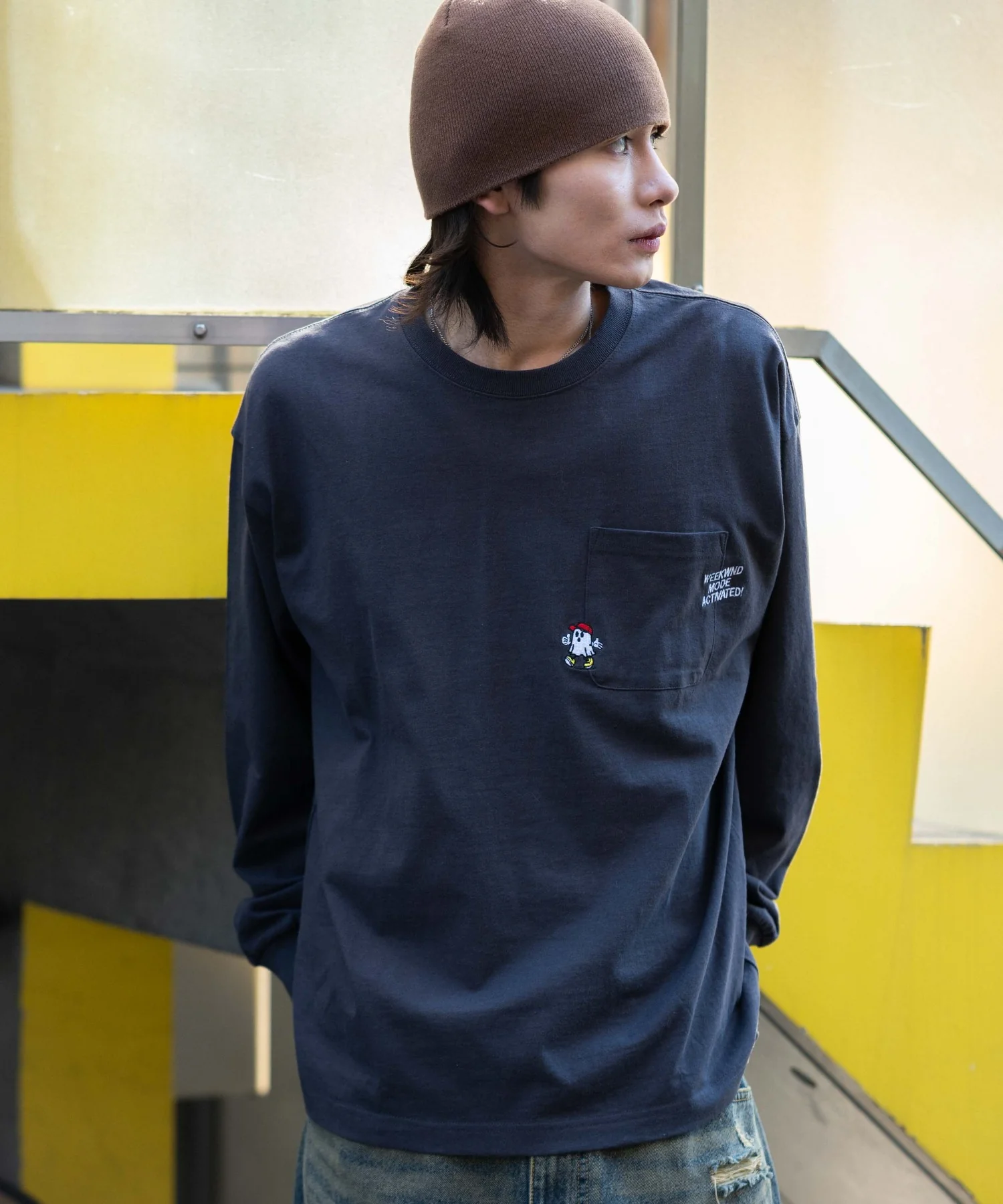ポケット刺繍BIG T(LS) - Image 26