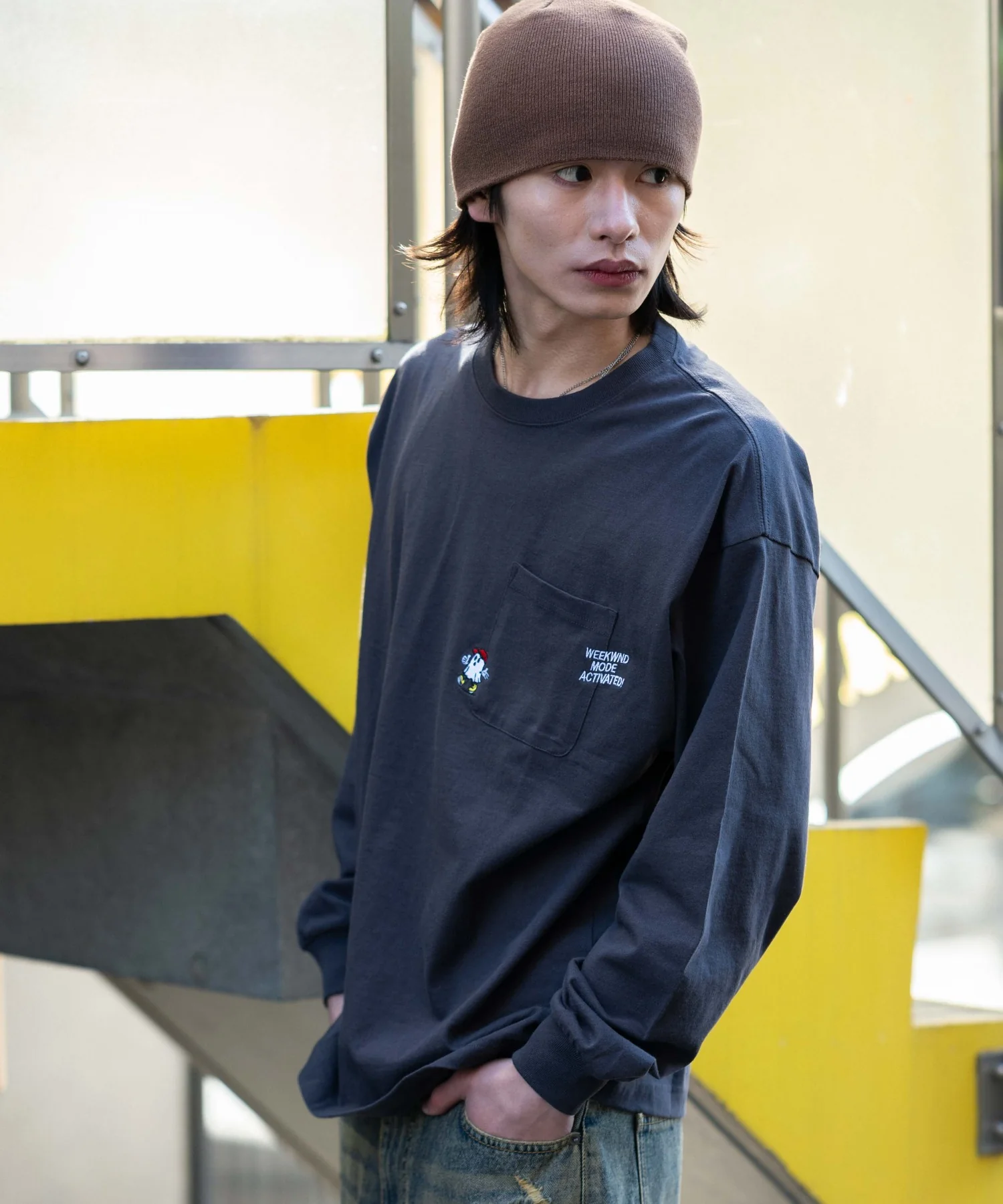 ポケット刺繍BIG T(LS) - Image 28