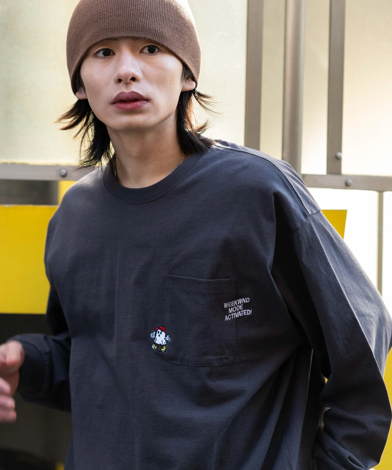 ポケット刺繍BIG T(LS) - Image 29