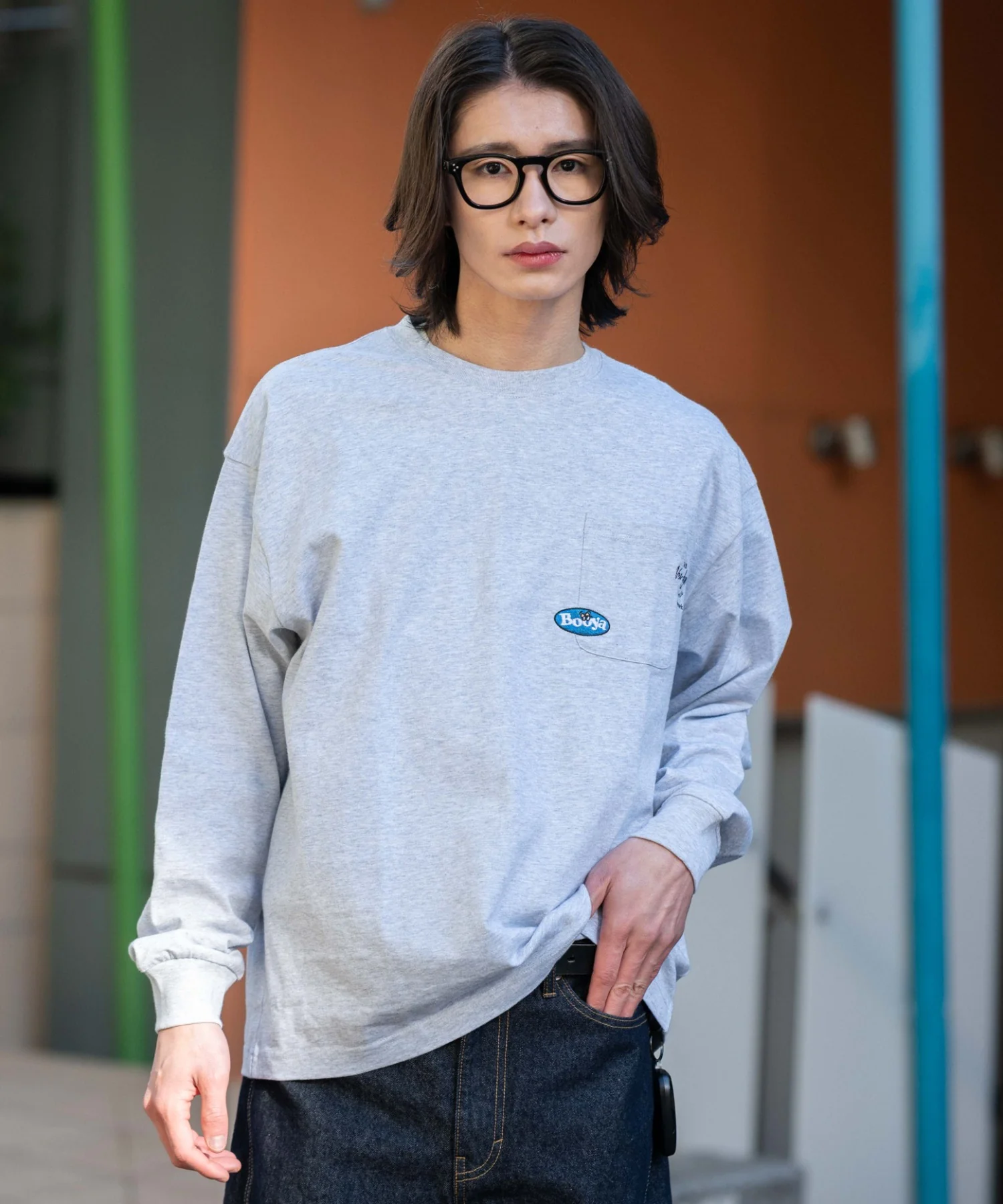 ポケット刺繍BIG T(LS) - Image 31