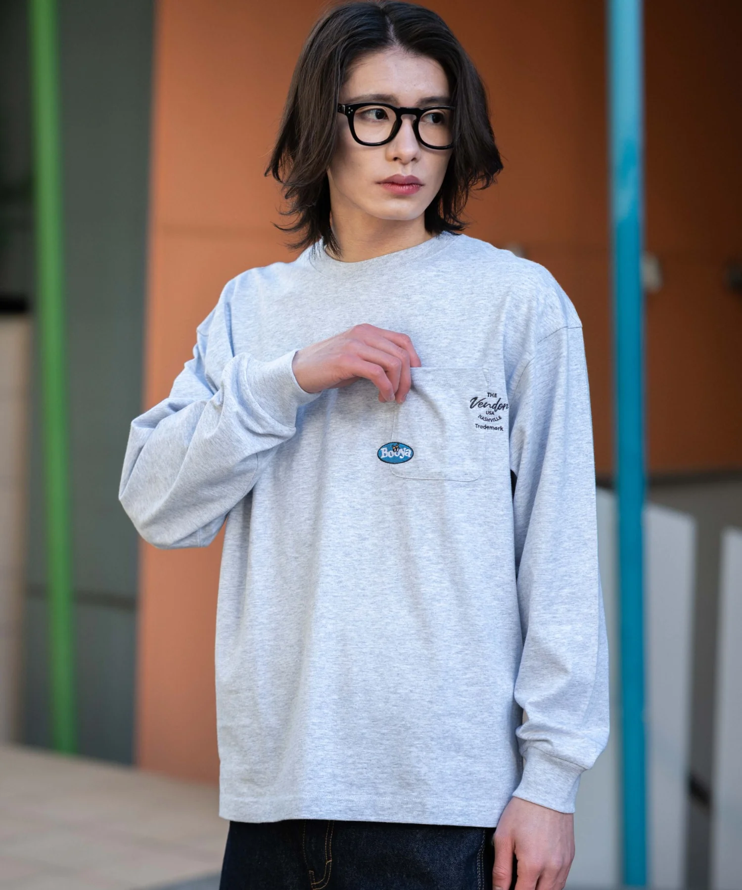 ポケット刺繍BIG T(LS) - Image 33