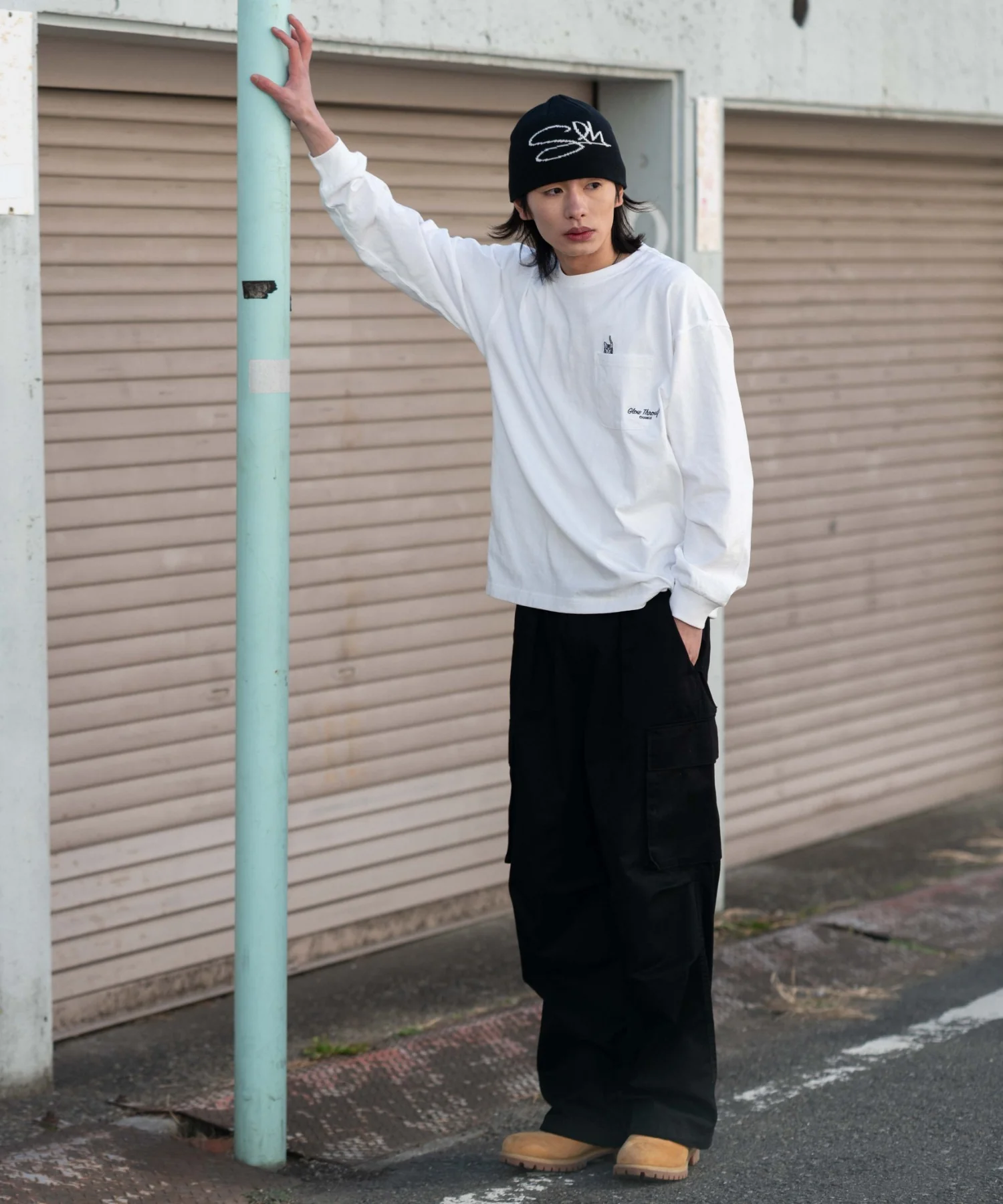 ポケット刺繍BIG T(LS) - Image 4