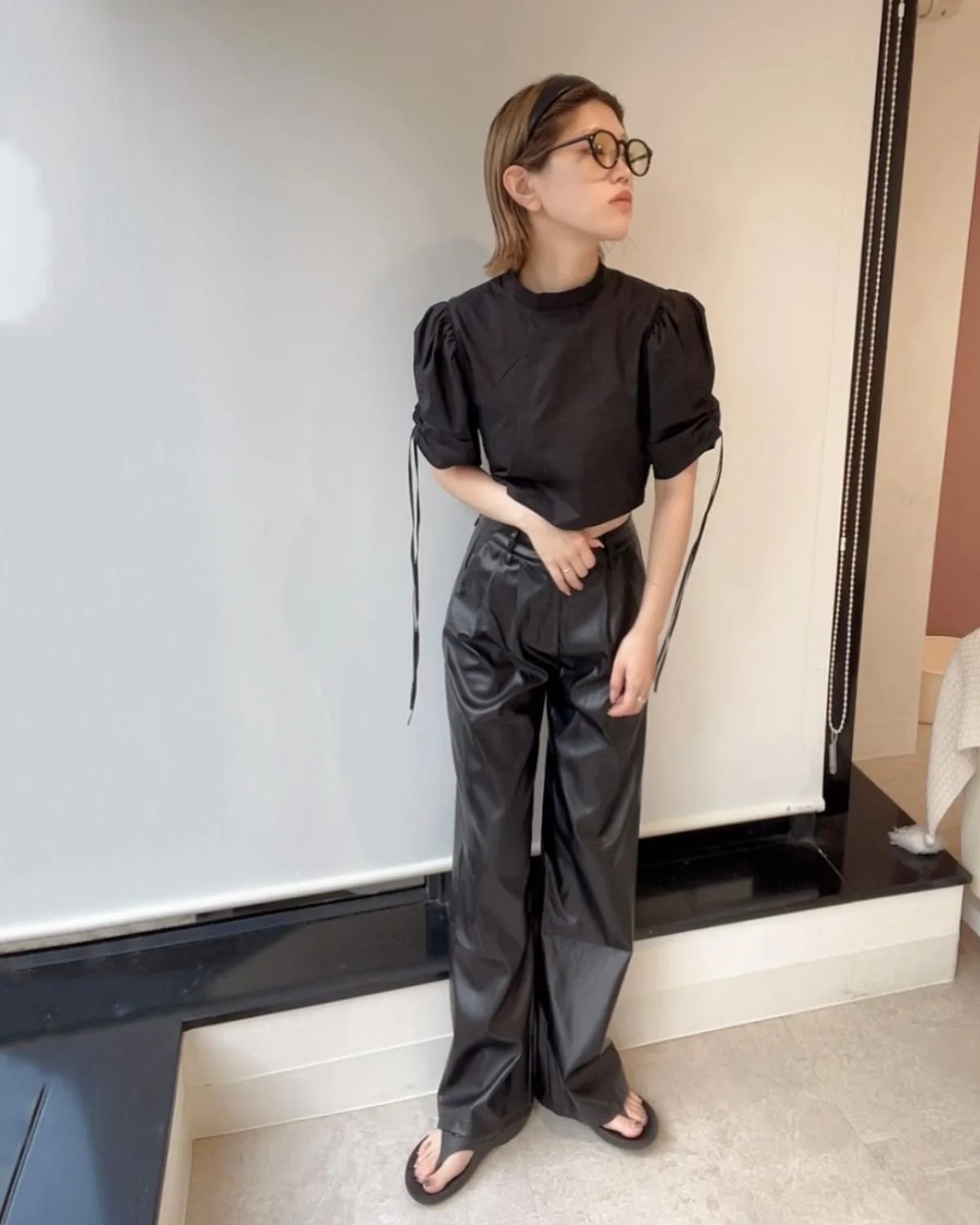 ウエストタックワイドボトム - Image 18