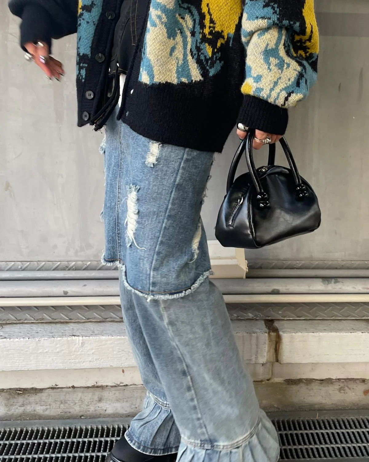 シンプルボストンミニバッグ