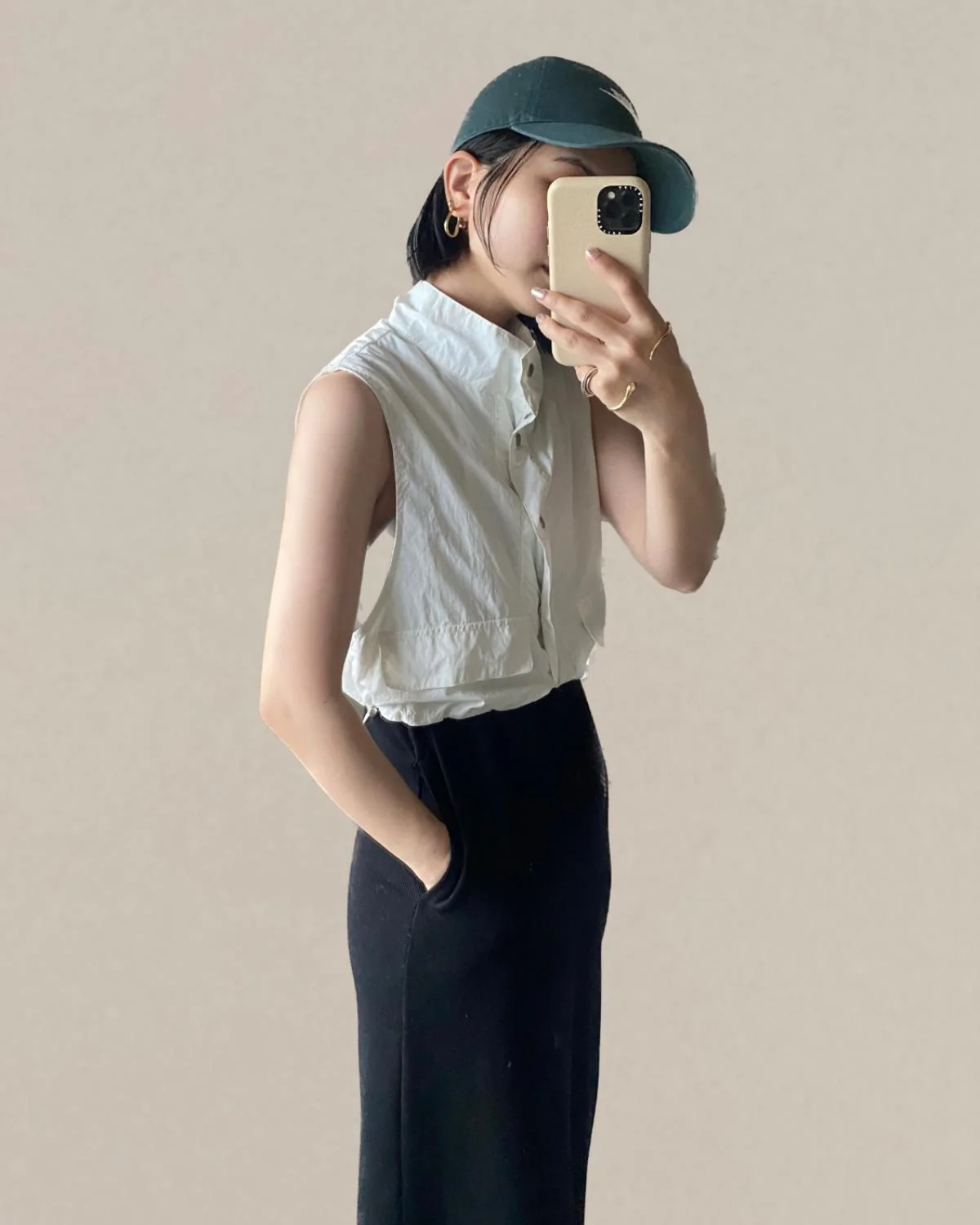 クロップドミリタリーベスト - Image 25