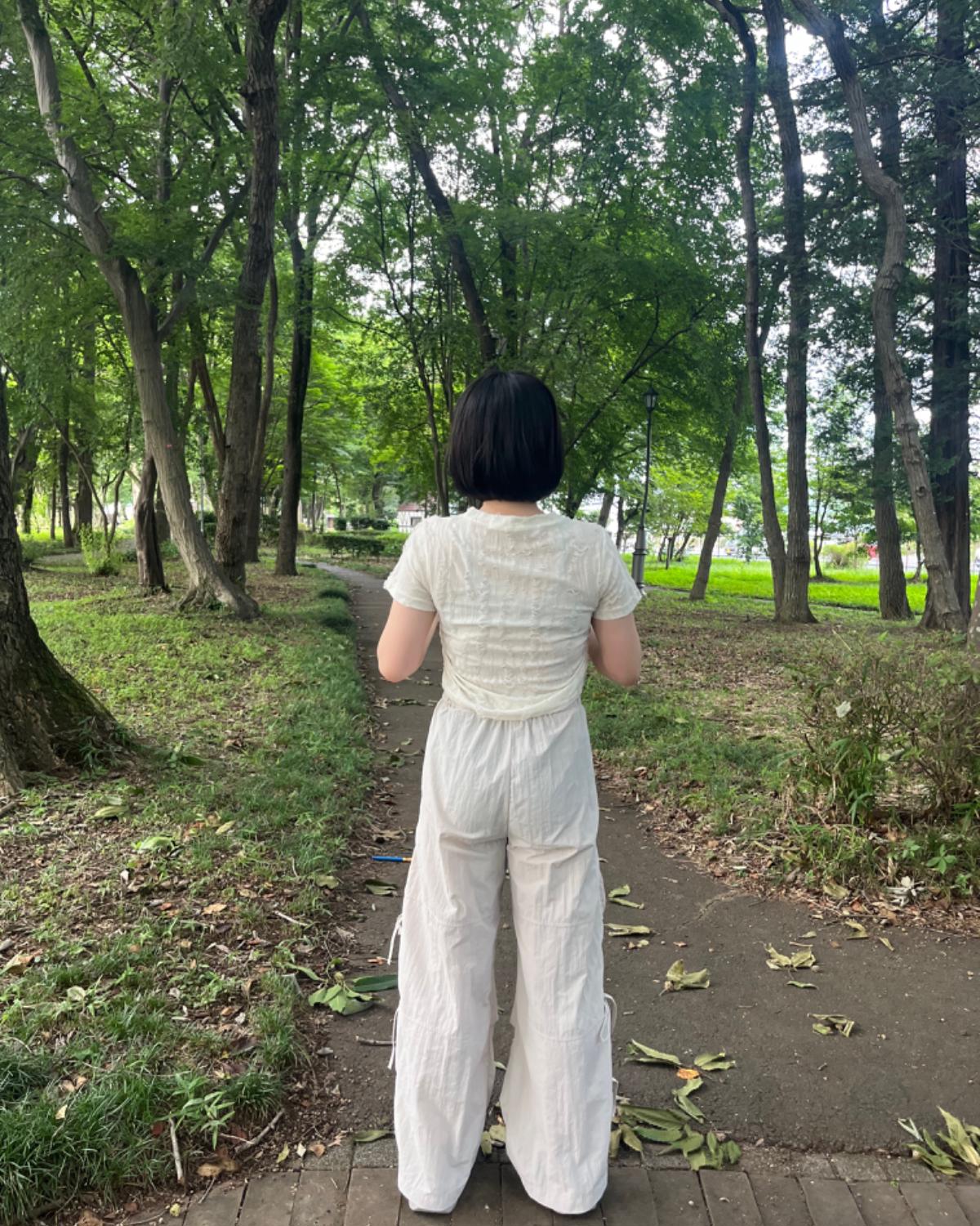 サイドリボンロングパンツ - Image 2