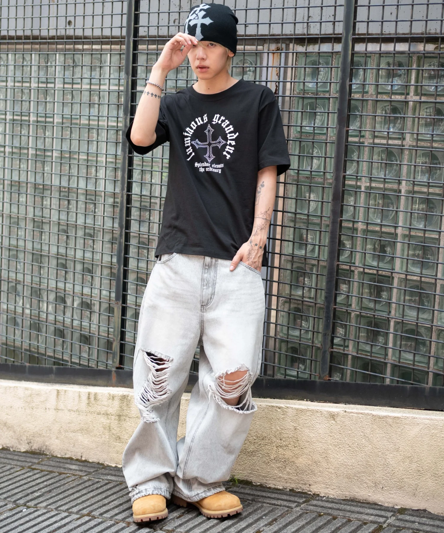 ラインストーンルーズネックT（SS） - Image 5